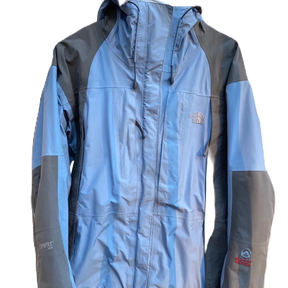 The North Face Summit Series Gortex jacket blue gray Medium